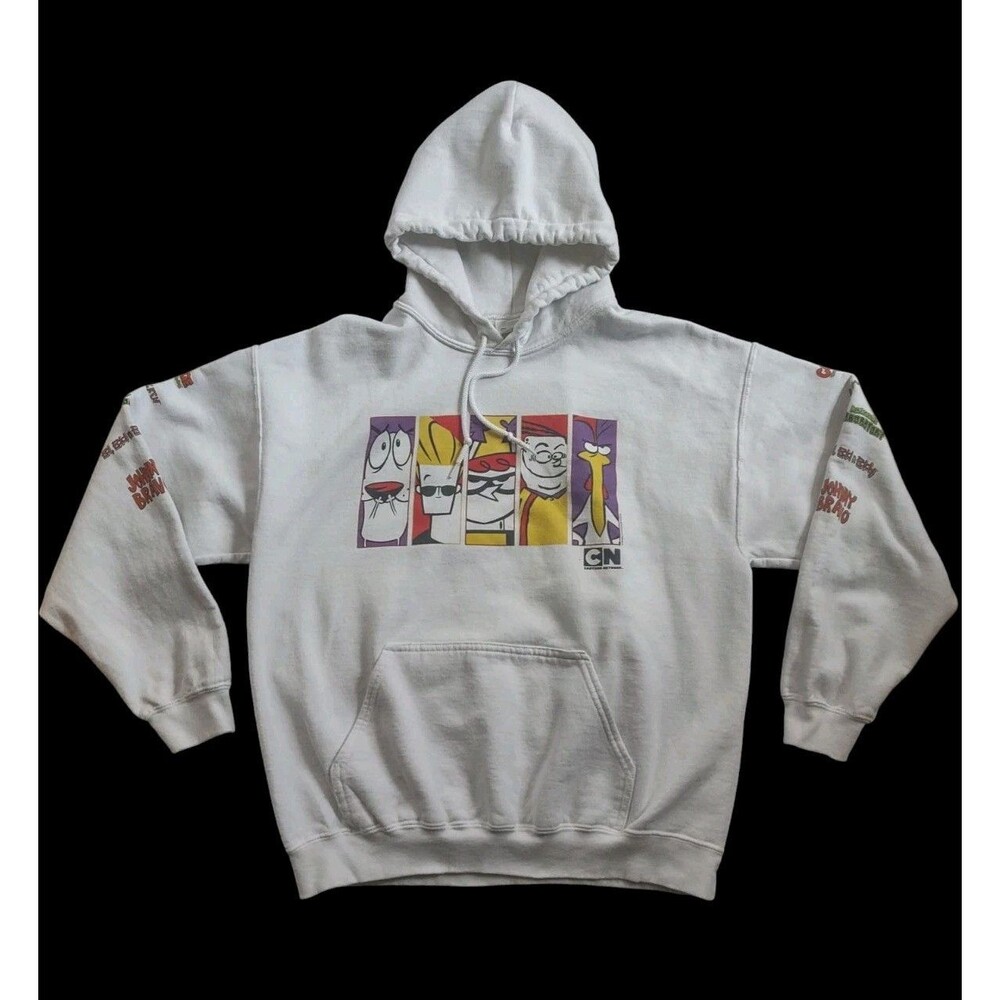 CARTOON NETWORK Pullover Hoodie Sweatshirt- Johnny Bravo, Dexter's Lab, etc.